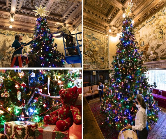 Hearst Castle San Simeon State Park Holiday Christmas Decoration