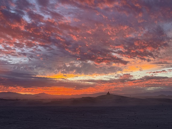 Ocotillo Wells State Park Sunset Thanksgiving