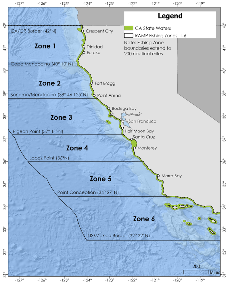 crab zone map