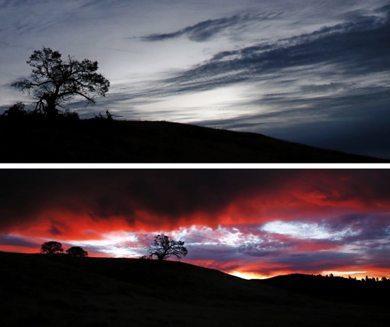 Cuyamaca Rancho State Park Sunset Collage