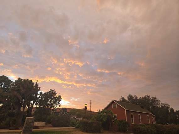 Old San Diego State Historic Park Mason Street School Sunset