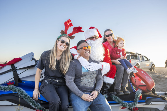 Bolsa Chica State Beach Christmas Santa