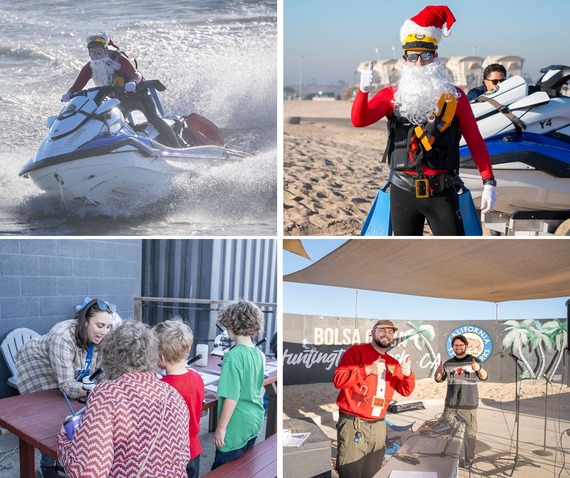 Bolsa Chica Christmas on the Beach Collage