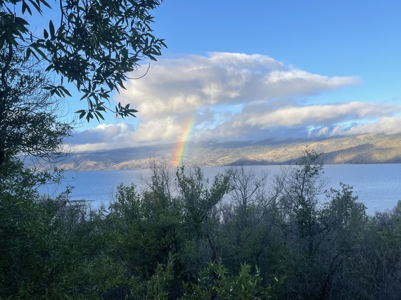 Clear Lake State Park Dorn Nature Trail Overlook Rainbow