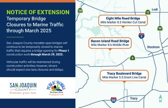 Flyer about bridge closures