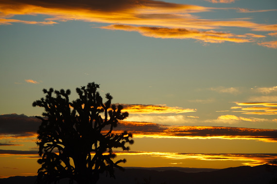 saddleback butte SP sunset