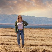 Katie Burnworth at the desert