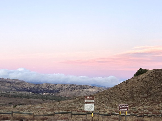 Sunset Sky Hungry Valley State Vehicular Recreation Area