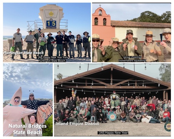 Happy New Year videos screenshot collage 