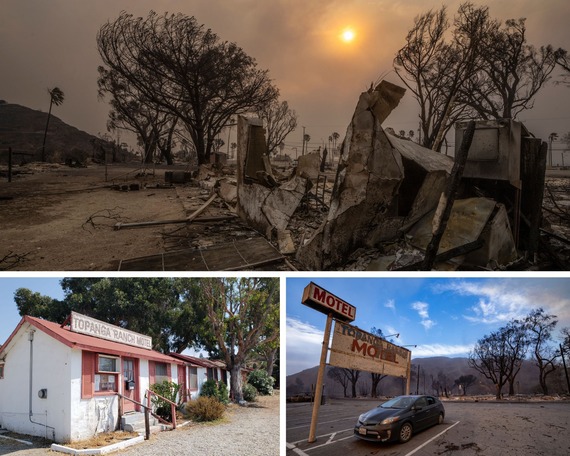 Topanga Ranch Motel collage for Digest 