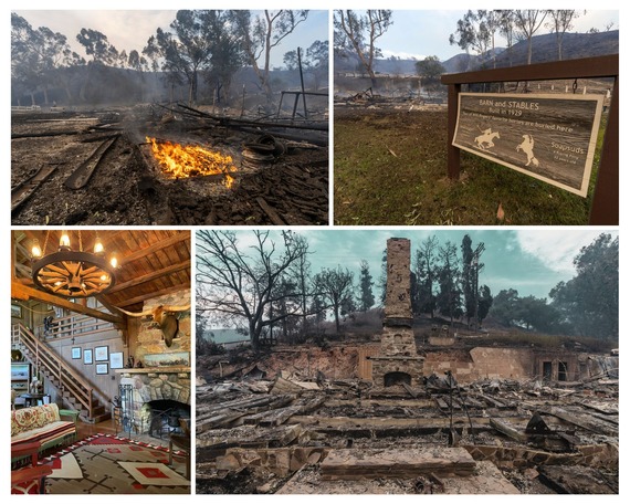 Will Rogers SHP_former ranch home destroyed collage