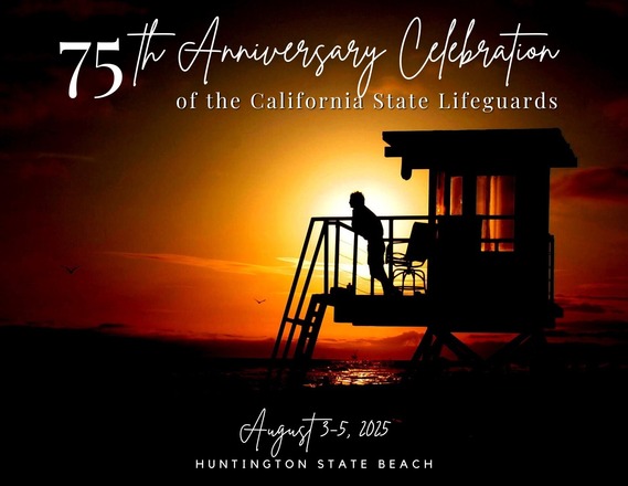 State Parks Lifeguard Service 75th Anniversary Celebration Graphic
