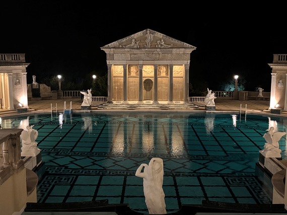 Hearst San Simeon State Historic Monument Neptune Pool Night
