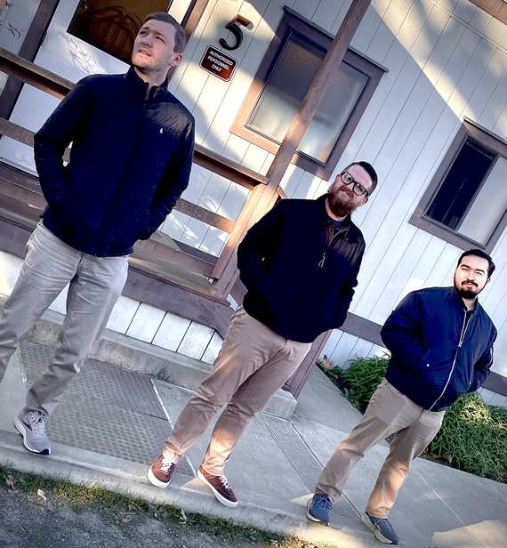 San Luis Obispo Coast District Staff Dressed Alike Boy Band