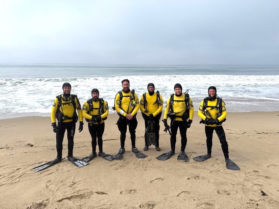 San Clemente State Beach Orange Coast District South State Parks Dive Team Members Training