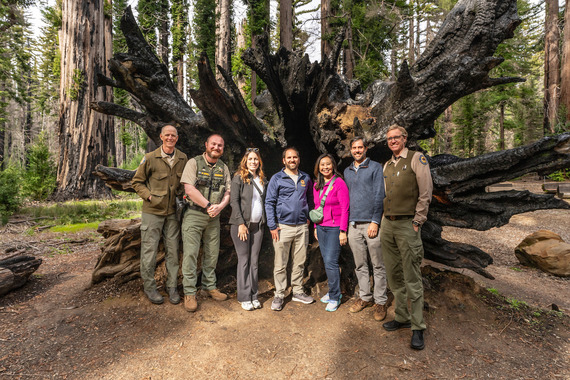 Big Basin Redwoods SP_Comms staff with Santa Cruz District