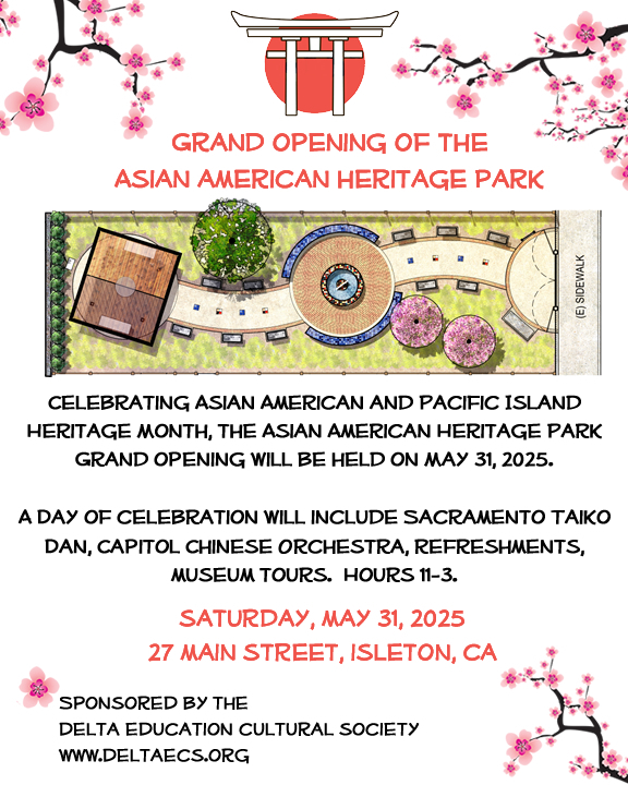 Flyer for Grand Opening of a Heritage Park