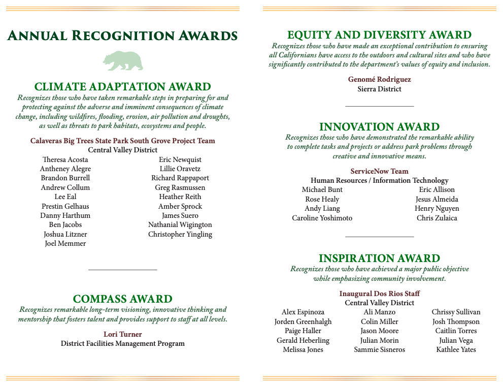 2025 Director Awards Program Pg 1