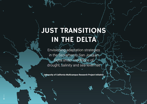 Just Transitions webpage screenshot