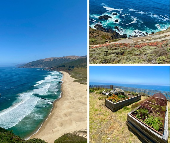 Point Sur State Historic Park Lighthouse Scenery 