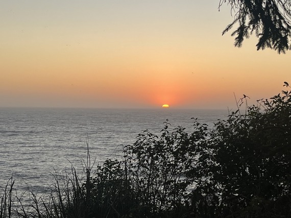 Sue-meg State Park  Sunset on the Rim Trail 