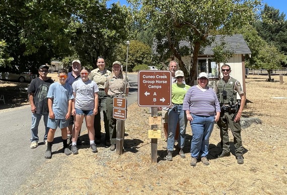 North Coast Redwoods District Staff and Volunteers Reduce Bear Risks in Humboldt Redwoods State Park