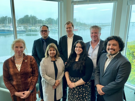 California Boating and Waterways Commission Meeting Group Photo Humboldt Bay Aquatic Center