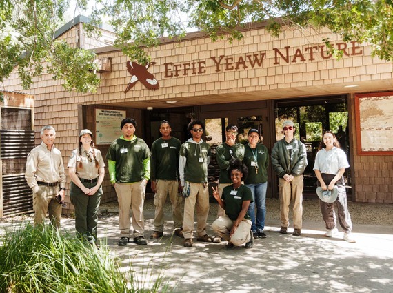 Sacramento Regional Conservation Corps Members Effie Yeaw Nature Center State Parks Youth Develop Skills