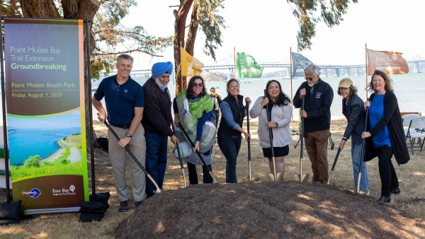 Speakers of the groundbreaking event of Point Molote in Richmond