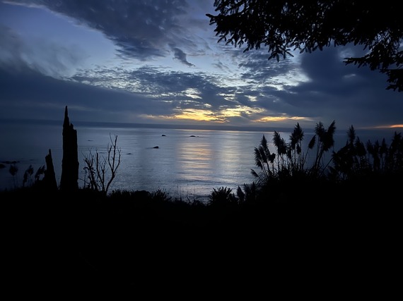 Sunset clouds Sue-meg State Park