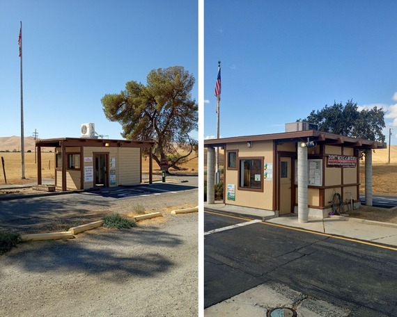 San Luis Reservoir State Recreation Area  Gateways to adventure: San Luis and Maderios kiosks. 