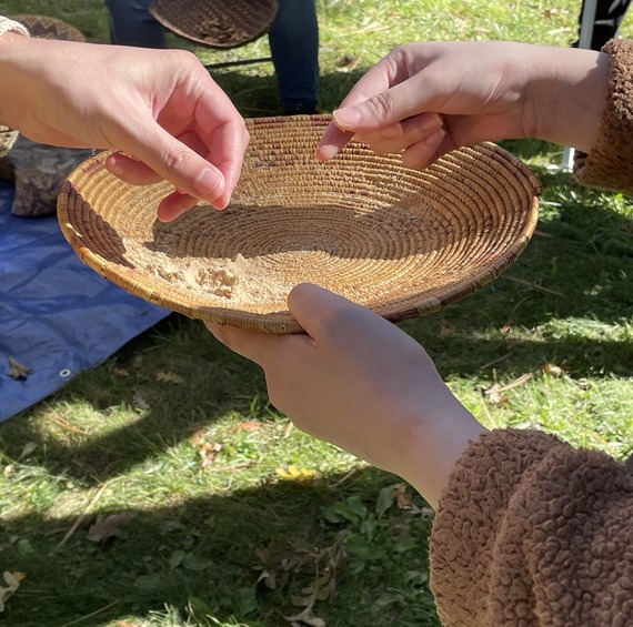 California State Indian Museum Acorn Day Hands