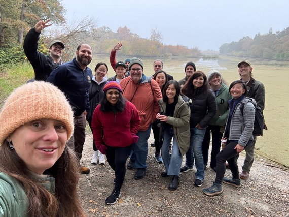 Delta Meadows Park Property_Diablo Range District selfie with Comms and Marketing