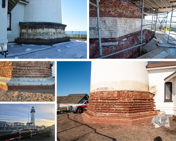 Pigeon Point Light Station SHP restoration collage 