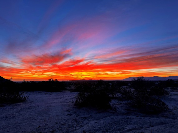 Ocotillo Wells District Office Sunrise