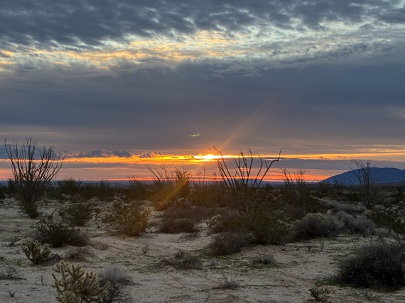 Ocotillo Wells State Vehicular Recreation Area Sunrise