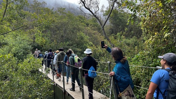 Saved By Nature hosted a guided walk Rancho del Oso at Big Basin Redwoods State