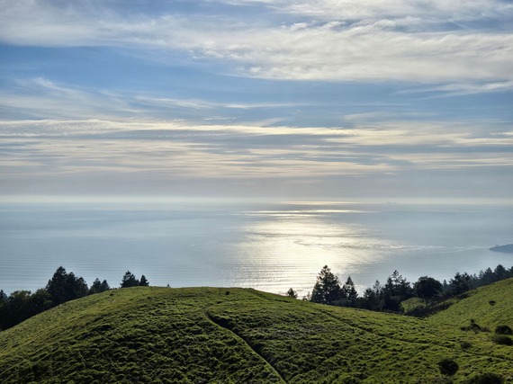 Mount Tamalpais State Park West Ridgecrest Blvd. Bolinas Pacific Ocean Farallon Islands