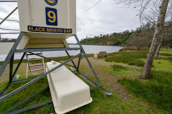 Black Miners Bar lifeguard tower