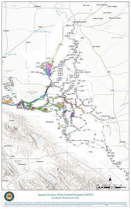 Map of treatment sites