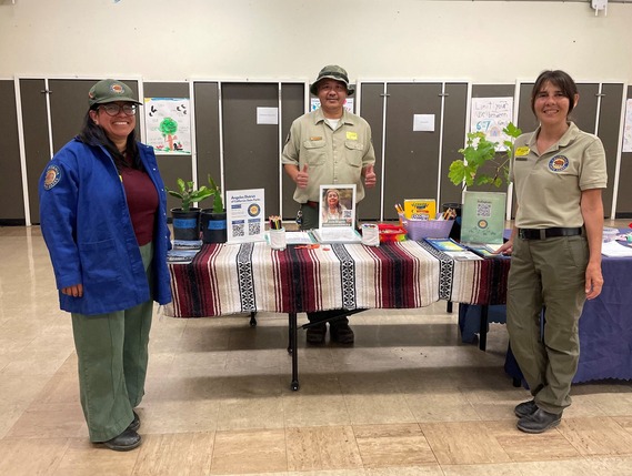 The Community Engagement Team from Los Angeles State Historic Park participated in a Resource Fair at Castelar Elementary Schoo