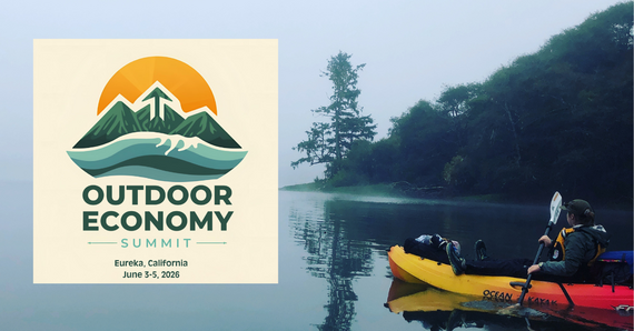 Image promoting California Outdoor Economy Summit
