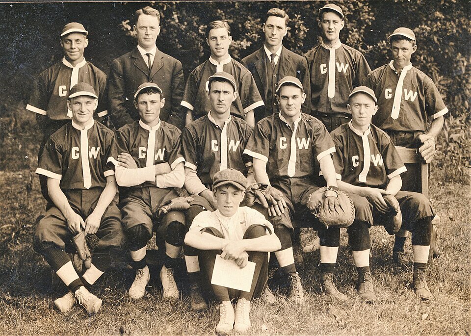 Historic image of baseball team
