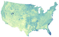 US water map