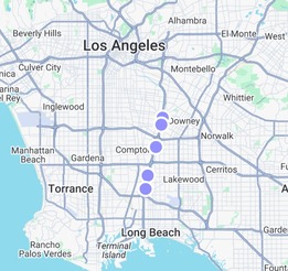 Map of Projects