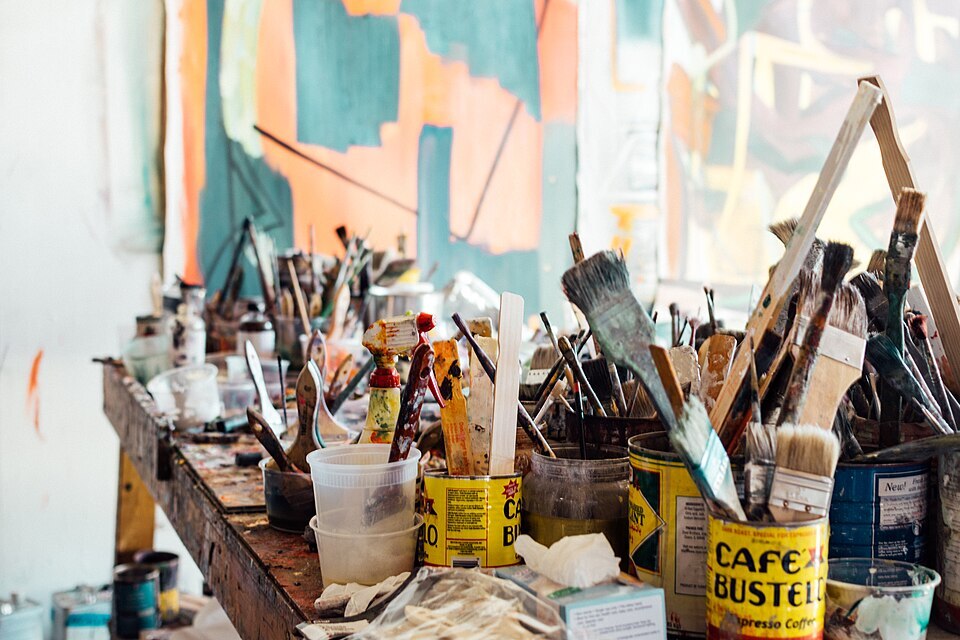 Old paintbrushes