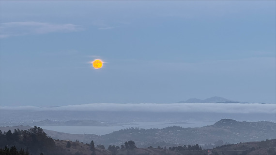 Mount Tamalpais SP_harvest moon