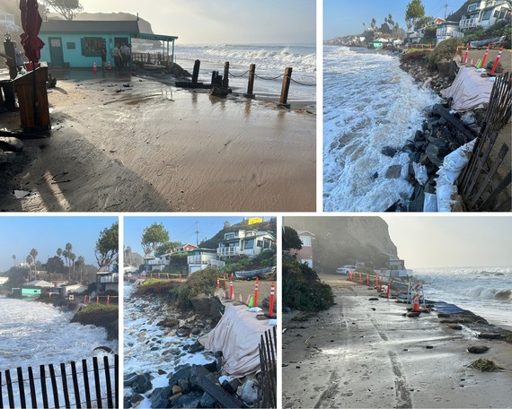 Crystal Cove SP (Storm damage collage)