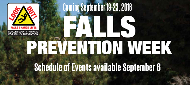 Falls Prevention Week Boulder County