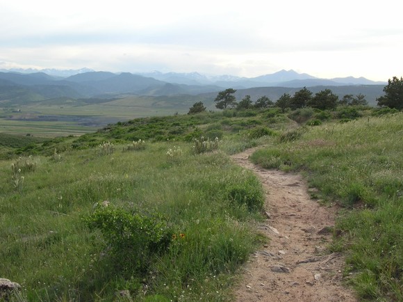 View of trail at Rabbit Mountain Open Space
